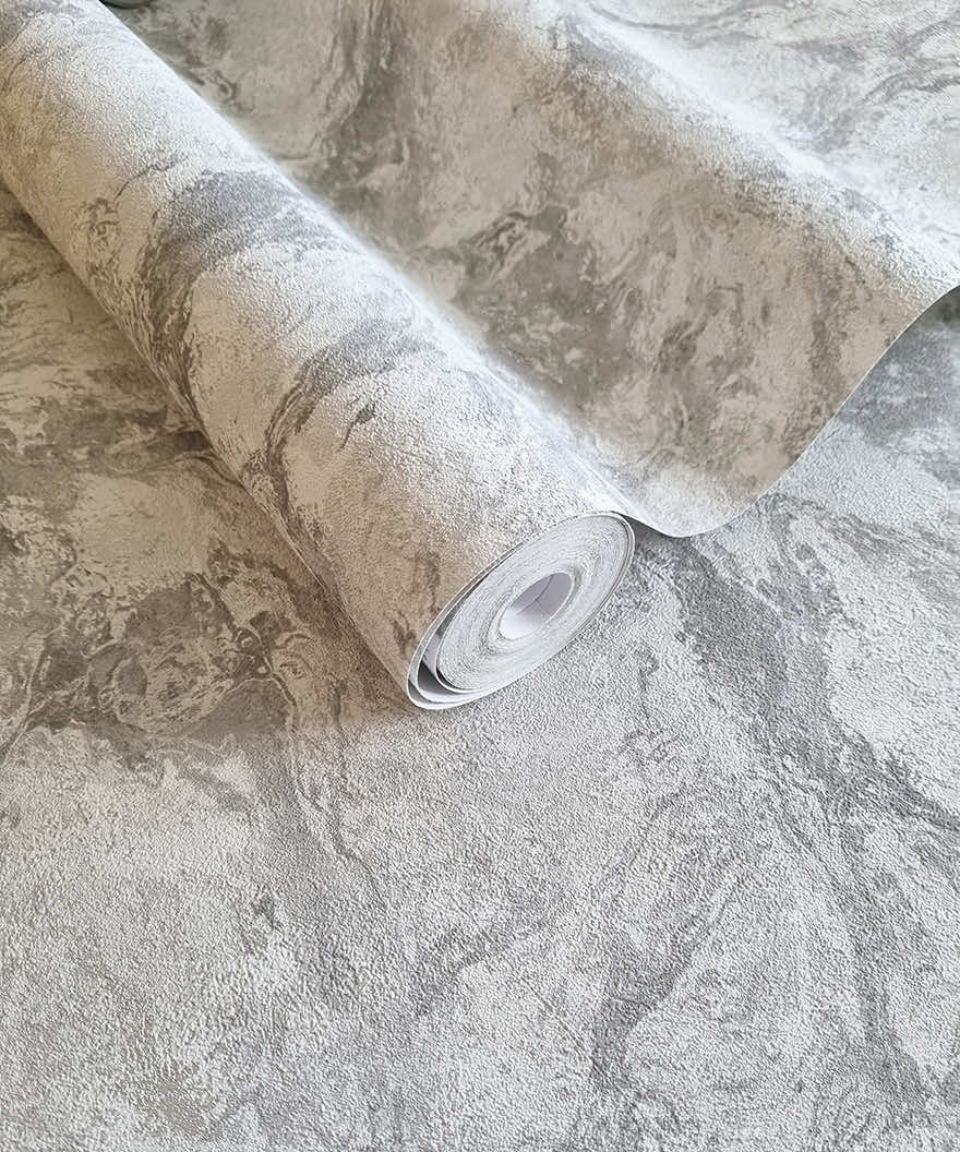 Levanto Marble Wallpaper - Dove / Silver - Holden Décor - 36291Wallpaper199