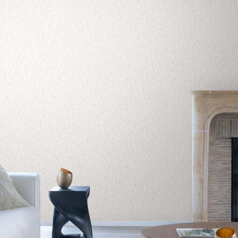 Level One Small Stripes Wallpaper - White/Silver - SK Filson - LV1005Wallpaper199