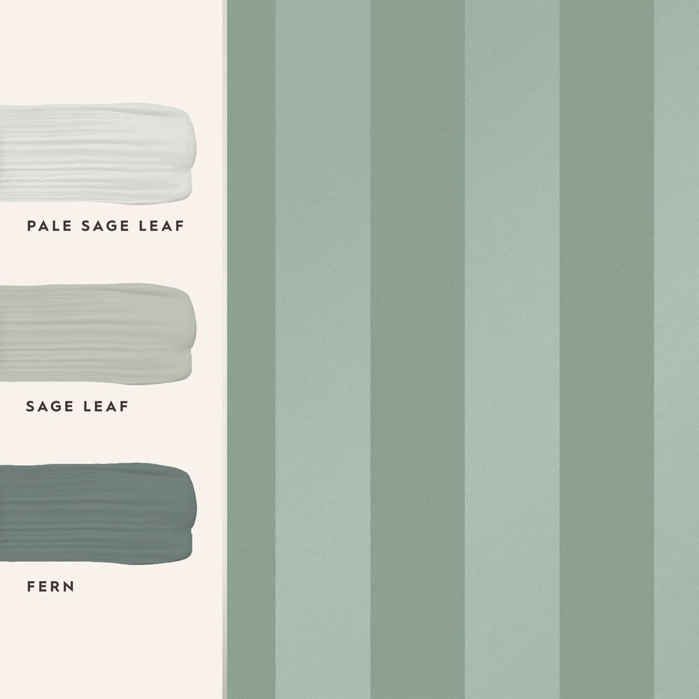Lille Pearlescent Stripe Wallpaper - Jade Green - Laura Ashley - 118478Wallpaper199