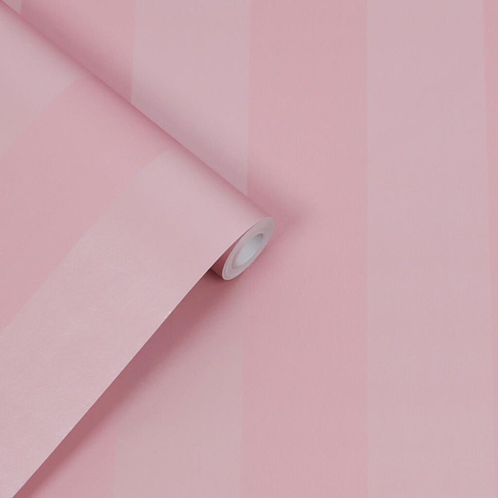 Lille Pearlescent Stripe Wallpaper - Mulberry Purple - Laura Ashley - 118477Wallpaper199