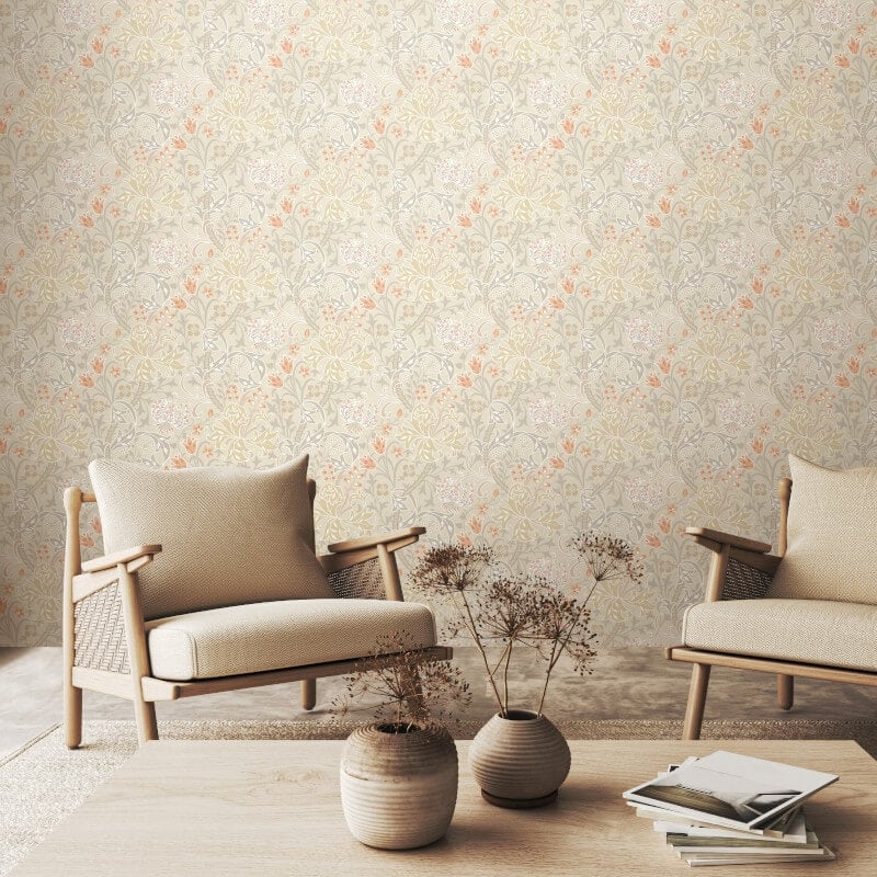 Lily Ogee Wallpaper - Natural Stone - Hoopla Walls - HWA1126WWallpaper199