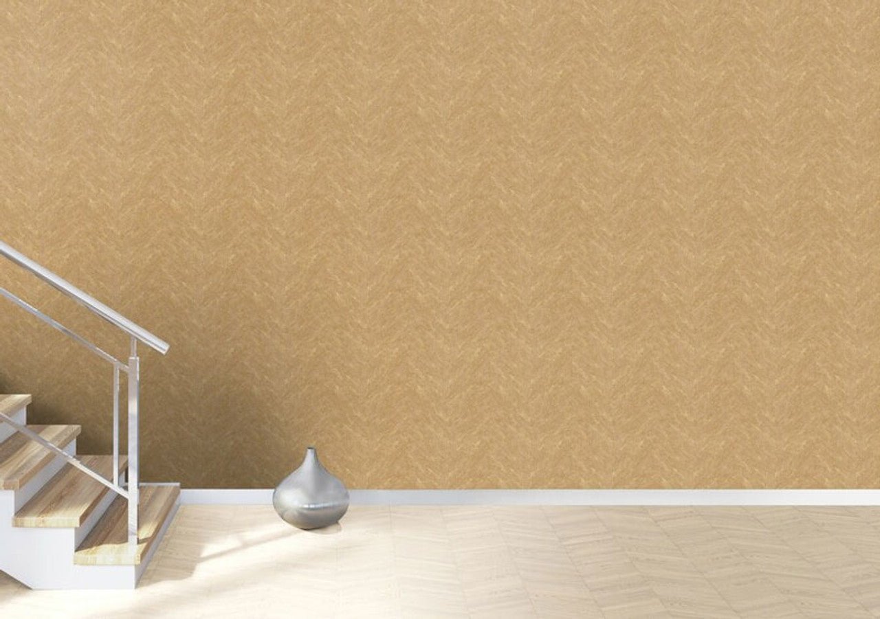 Linares Chevron Wallpaper - Gold - Rasch - 617535Wallpaper199
