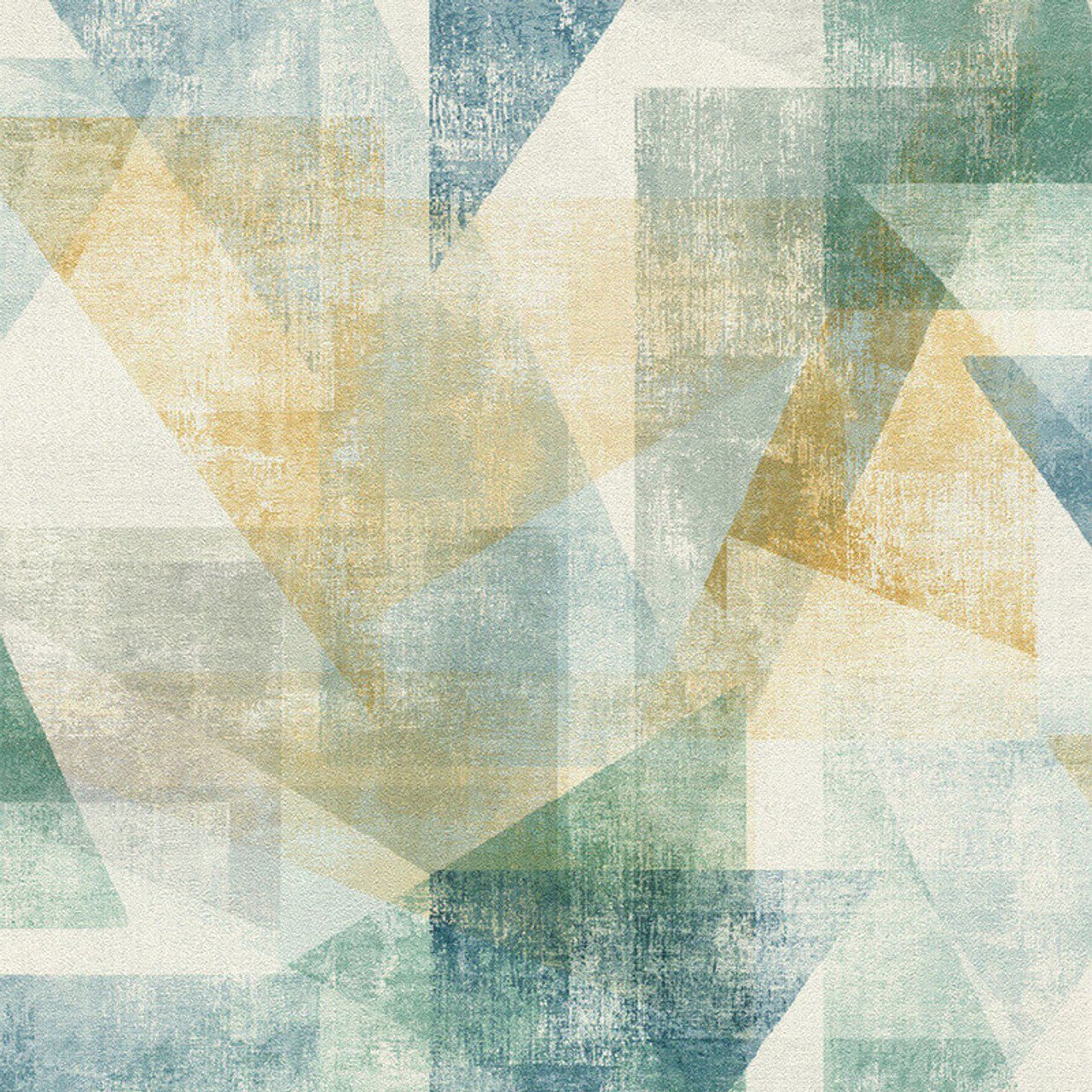 Linares Geometric Wallpaper - Green - Rasch - 617962Wallpaper199