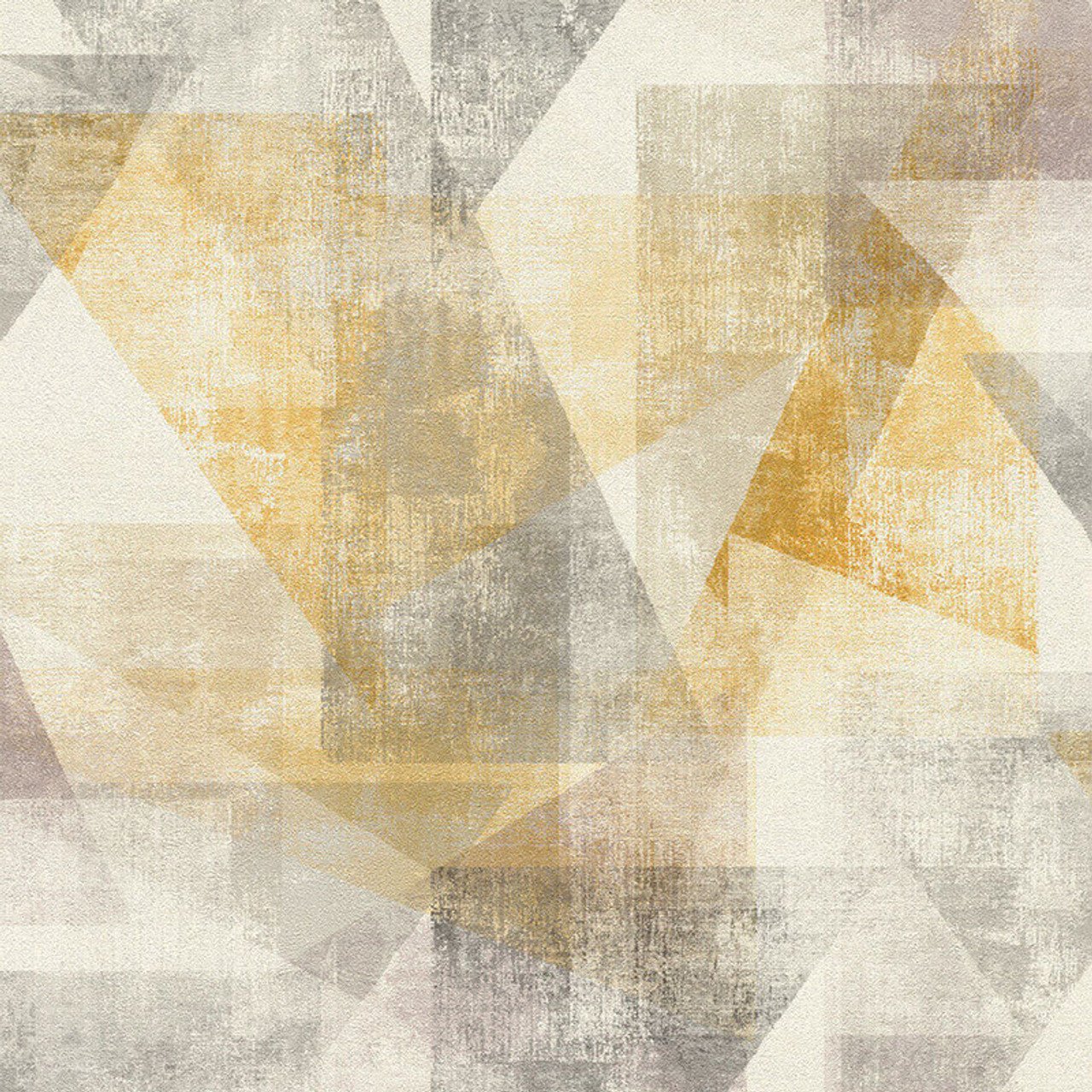 Linares Geometric Wallpaper - Yellow - Rasch - 617948Wallpaper199