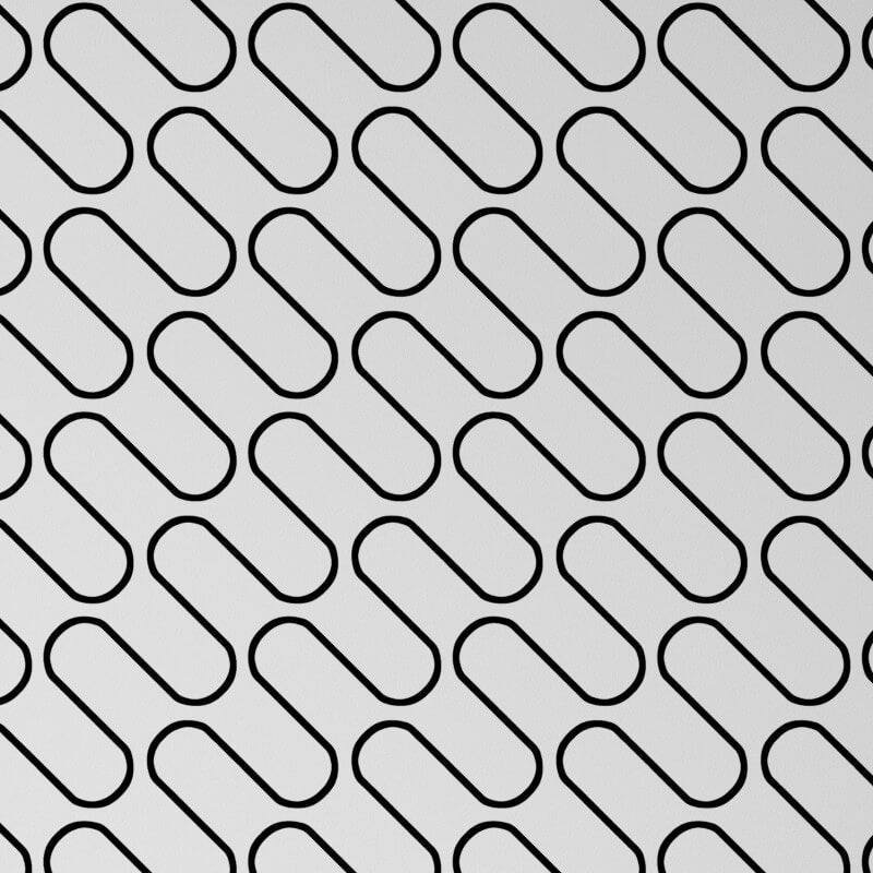 Linear Curve Wallpaper - Black/White - Catherine Lansfield - 206501Wallpaper199