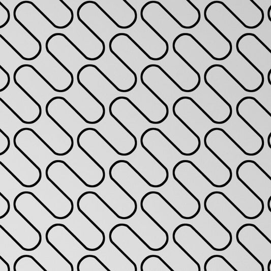 Linear Curve Wallpaper - Black/White - Catherine Lansfield - 206501Wallpaper199