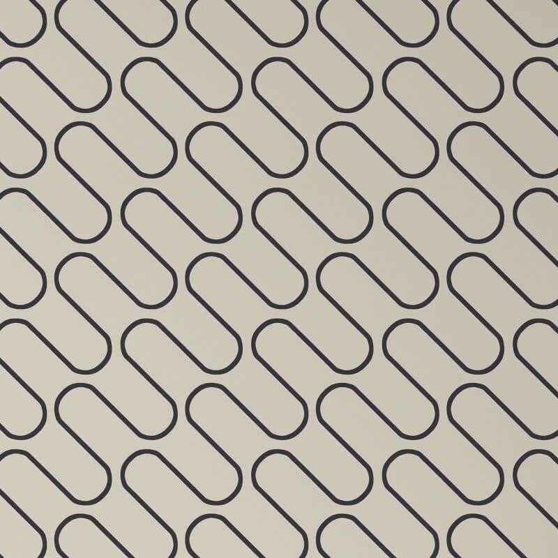 Linear Curve Wallpaper - Cream/Black - Catherine Lansfield - 206502Wallpaper199