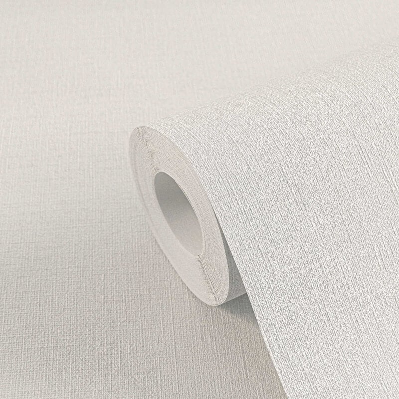 Linen Effect Texture Wallpaper - Cream/White - Michalsky Living - 39988-1Wallpaper199