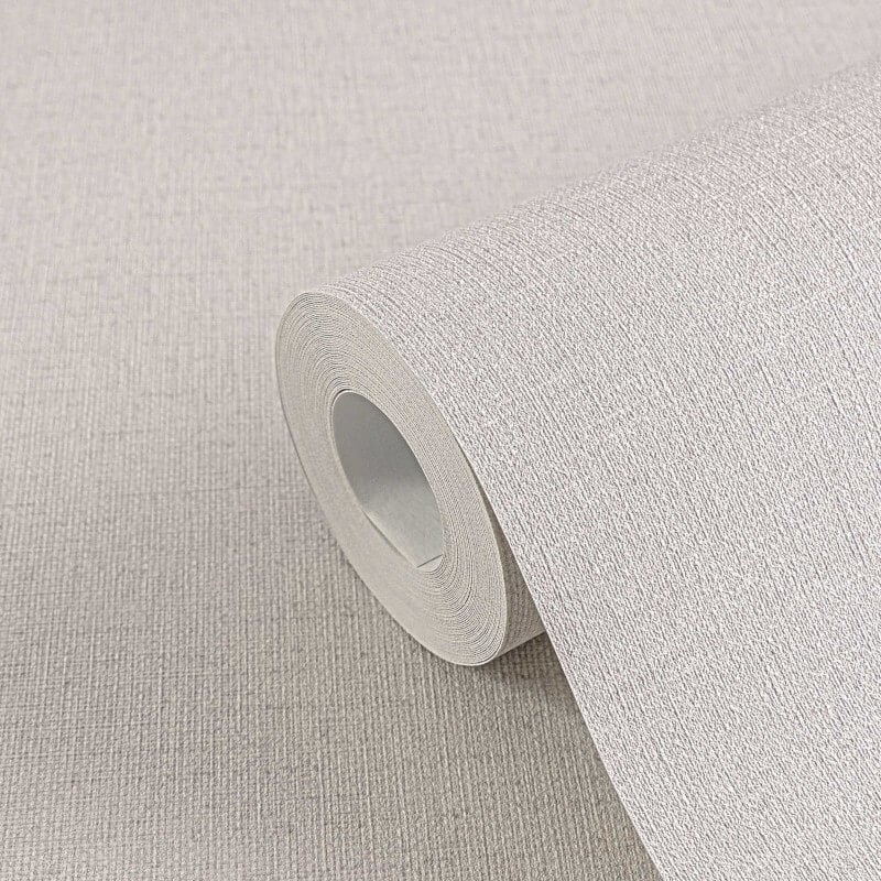 Linen Effect Texture Wallpaper - Light Grey/Beige - Michalsky Living - 39988-8Wallpaper199