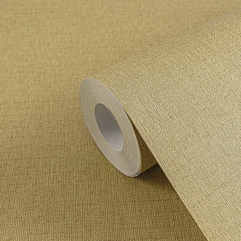 Linen Effect Texture Wallpaper - Yellow/Beige - Michalsky Living - 39988-3Wallpaper199