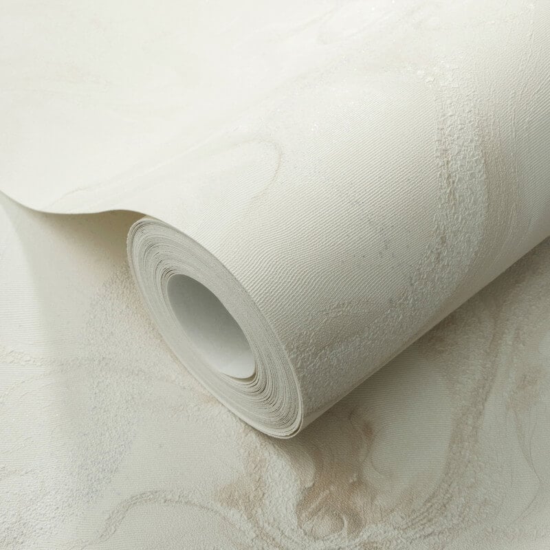 Liquid Aura Floral Metallic Wallpaper - Cream - Erismann - 10514 - 14Wallpaper199