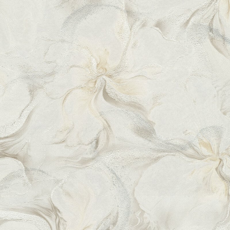 Liquid Aura Floral Metallic Wallpaper - Light Taupe - Erismann - 10514 - 38Wallpaper199