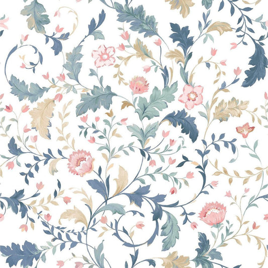 Litton Wallpaper - Dusky Seaspray - Laura Ashley - 130099Wallpaper199