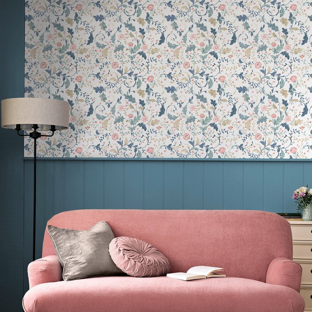 Litton Wallpaper - Dusky Seaspray - Laura Ashley - 130099Wallpaper199