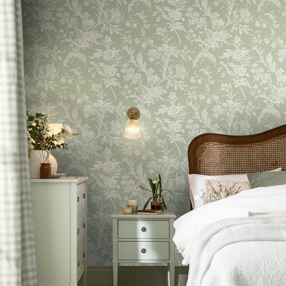 Lloyd Wallpaper - Sage Green - Laura Ashley - 130116Wallpaper199