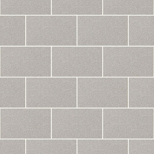London Tile Glitter Wallpaper - Grey - Crown - M1123Wallpaper199