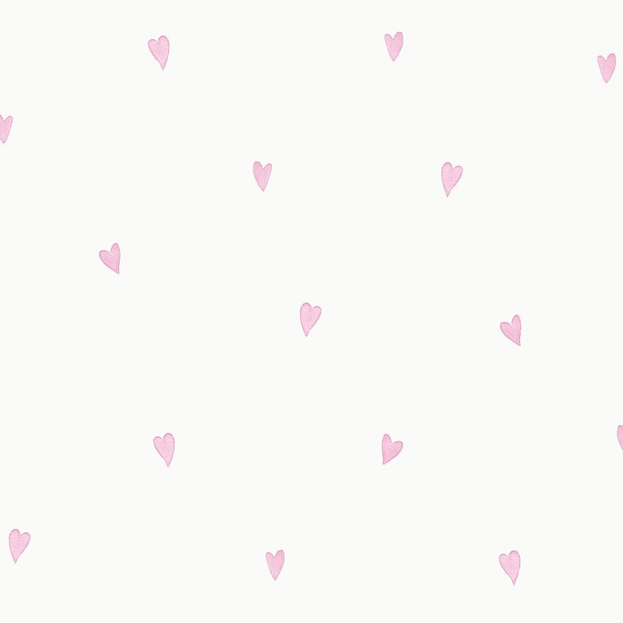 Love Hearts Wallpaper - Pink - Holden Décor - 12581Wallpaper199