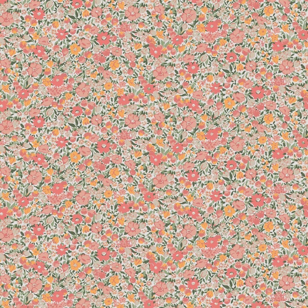 Loveston Wallpaper - Coral Pink - Laura Ashley - 121076Wallpaper199