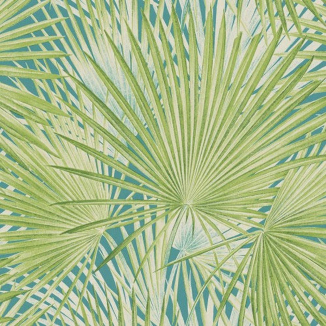 Lucy in the Sky Tropical Palm Wallpaper - Green - Rasch - 803310Wallpaper199