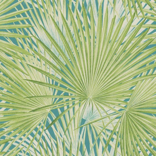 Lucy in the Sky Tropical Palm Wallpaper - Green - Rasch - 803310Wallpaper199