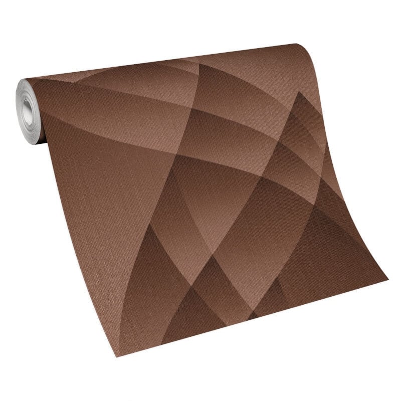Lumina Geometric Metallic Wallpaper - Bronze - Erismann - 10374 - 48Wallpaper199