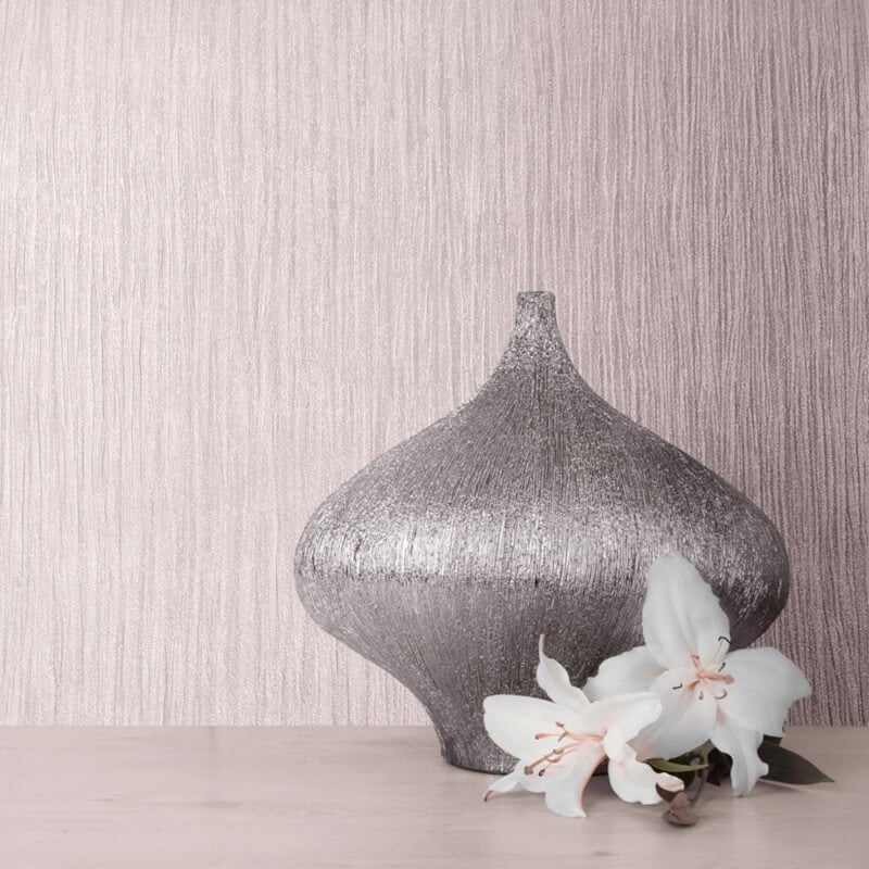 Lustre Texture Pearlescent Wallpaper - Fawn - Muriva - 114921Wallpaper199