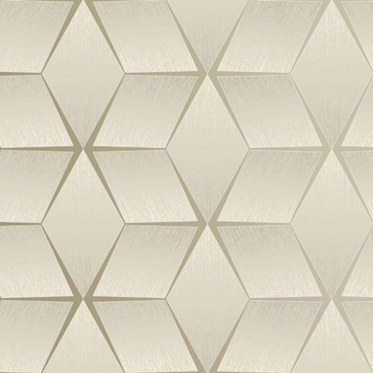 Luxor Geo Wallpaper - Taupe - Rasch - 310603Wallpaper199