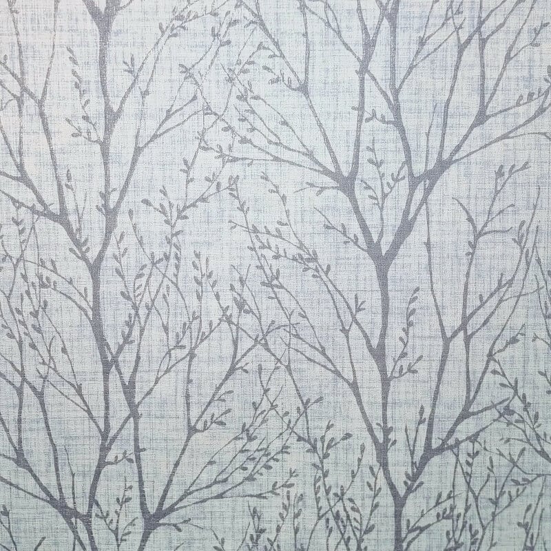 Lynford Trees Wallpaper - Blue - Crown - M1877Wallpaper199