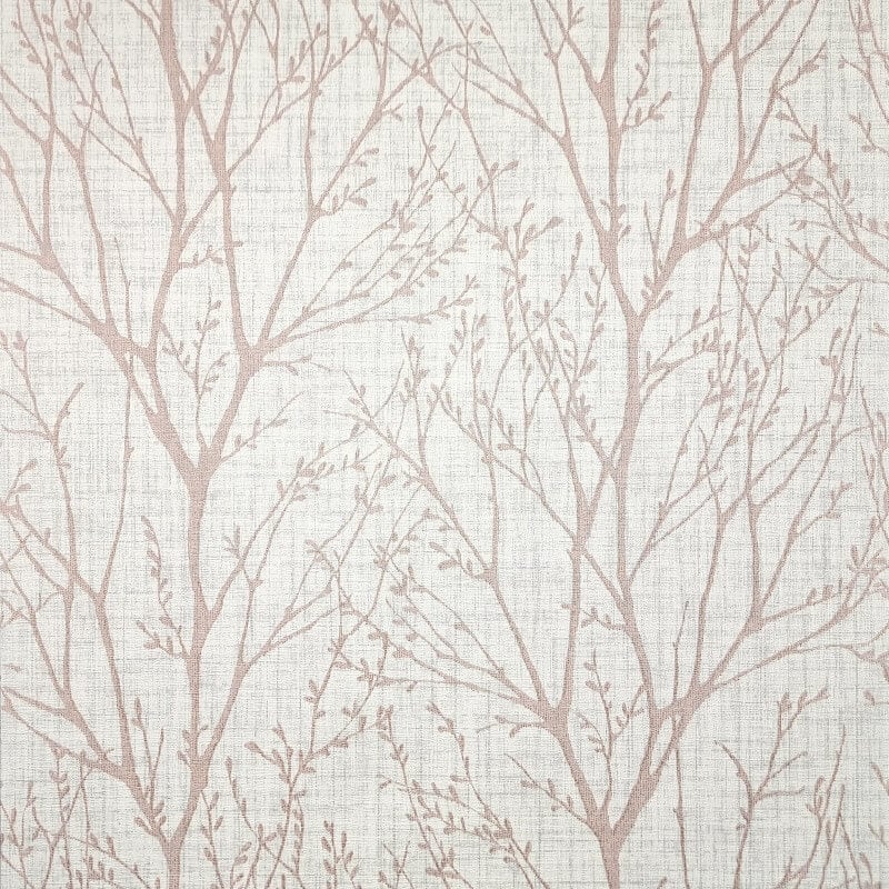 Lynford Trees Wallpaper - Blush - Crown - M1874Wallpaper199