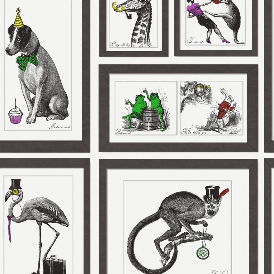 Mad Dogs Wallpaper - Multi - Holden Décor - 97921Wallpaper199
