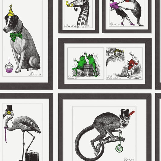 Mad Dogs Wallpaper - Multi - Holden Décor - 97921Wallpaper199