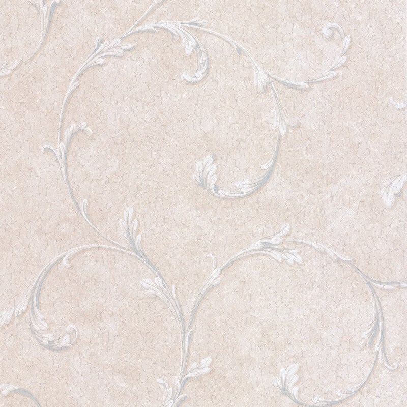Madelyn Scroll Wallpaper - Blue/Stone - SK Filson - DE41453Wallpaper199