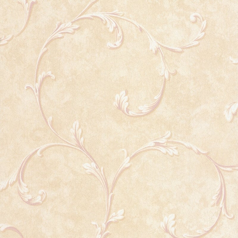 Madelyn Scroll Wallpaper - Stone/Beige - SK Filson - DE41452Wallpaper199