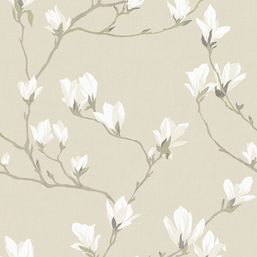 Magnolia Grove Wallpaper - Natural - Laura Ashley - 113353Wallpaper199