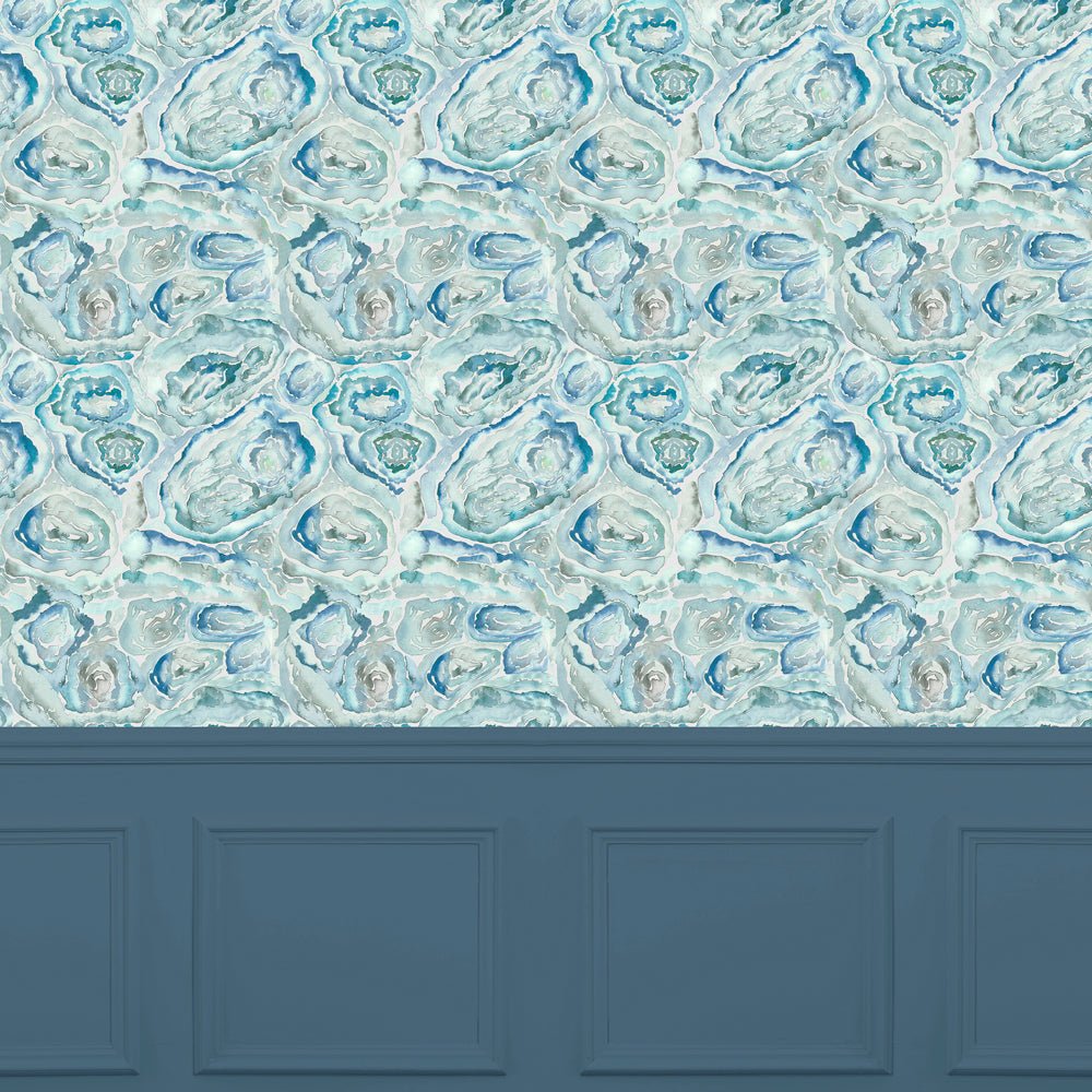 Malachite Wallpaper - Cobalt - Voyage Maison - MALACHI/WPO/COBWallpaper199