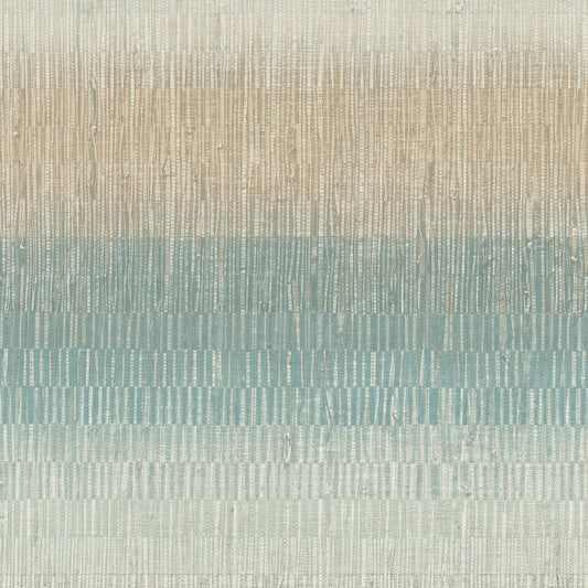 Malibu Stripe Effect Wallpaper - Aqua - Grandeco - A51201Wallpaper199