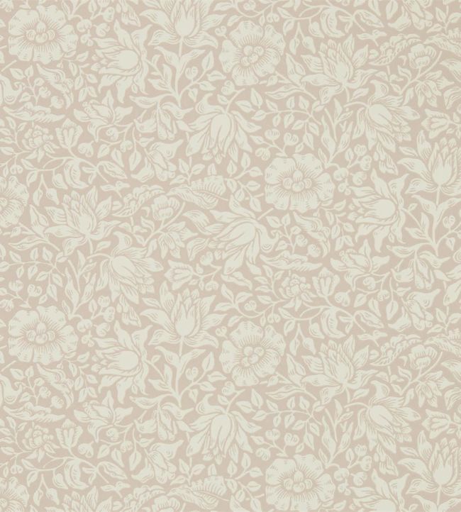 Mallow Wallpaper - Dusky Rose - 216675 - Morris & CoWallpaper199