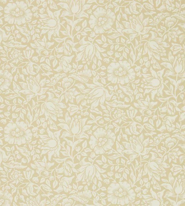 Mallow Wallpaper - Soft Gold - 216677 - Morris & CoWallpaper199