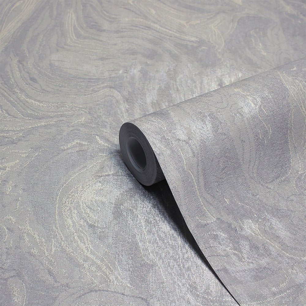 Marble Vinyl Wallpaper - Grey - Furn - MARBLE/WP1/GRYWallpaper199