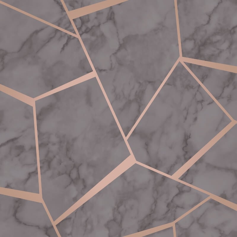 Marblesque Fractal Metallic Wallpaper - Charcoal - Fine Décor - FD42266Wallpaper199