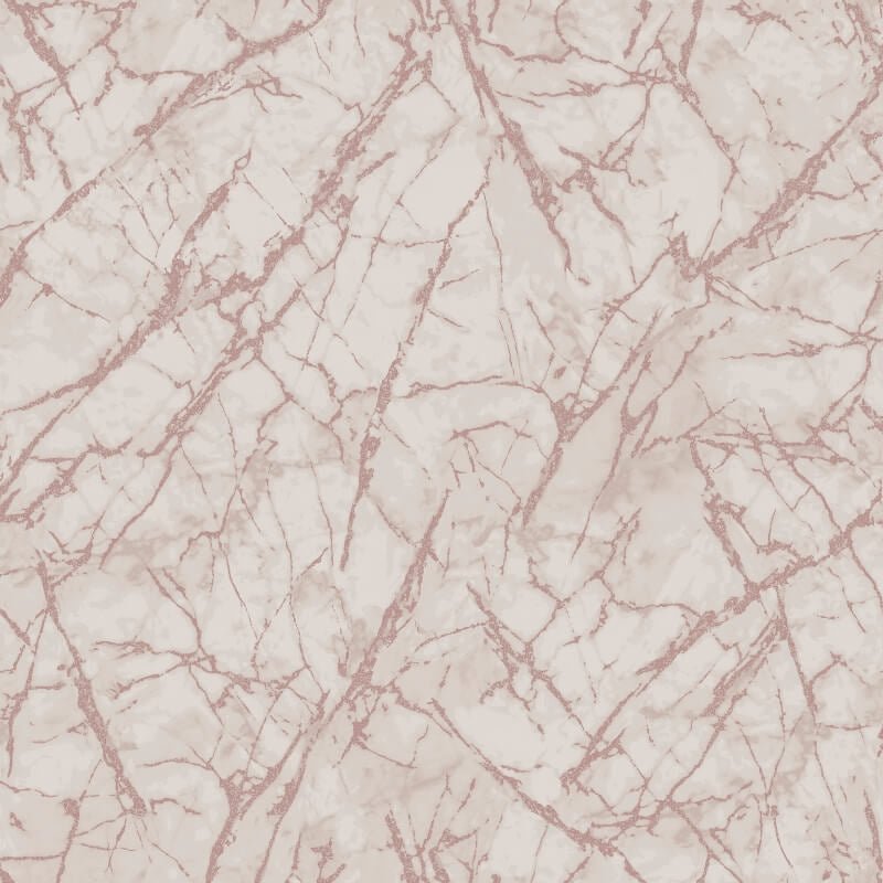 Marblesque Marble Metallic Wallpaper - Rose Gold - Fine Décor - FD42268Wallpaper199
