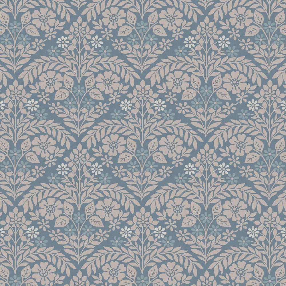 Margam Wallpaper - Newport Blue - Laura Ashley - 118489Wallpaper199