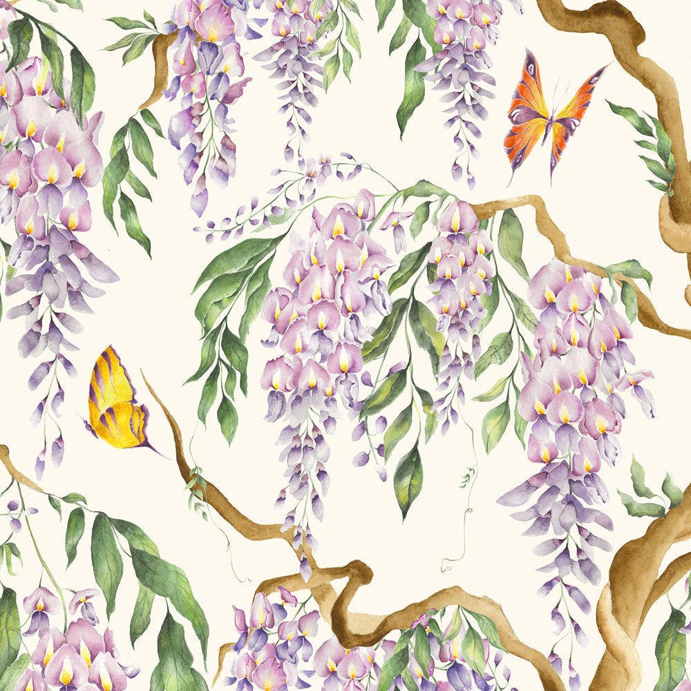 Mariposa Wallpaper - Cream - Voyage Maison - MARIPOS/WPO/CREWallpaper199