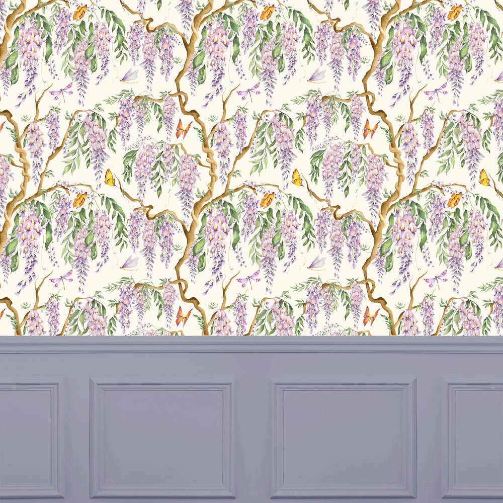 Mariposa Wallpaper - Cream - Voyage Maison - MARIPOS/WPO/CREWallpaper199