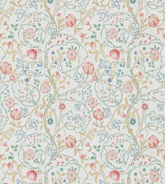 Mary Isobel Wallpaper - Pink/Ivory - 214728 - Morris & CoWallpaper199