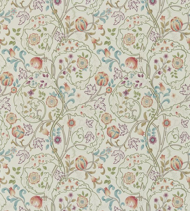Mary Isobel Wallpaper - Rose/Artichoke - 214729 - Morris & CoWallpaper199