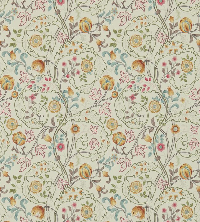 Mary Isobel Wallpaper - Russet/Taupe - 214730 - Morris & CoWallpaper199