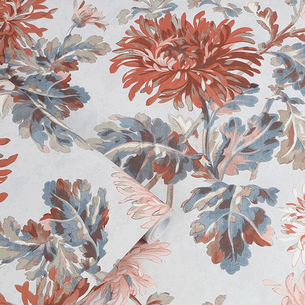 Maryam Wallpaper - Crimson - Laura Ashley - 114912Wallpaper199