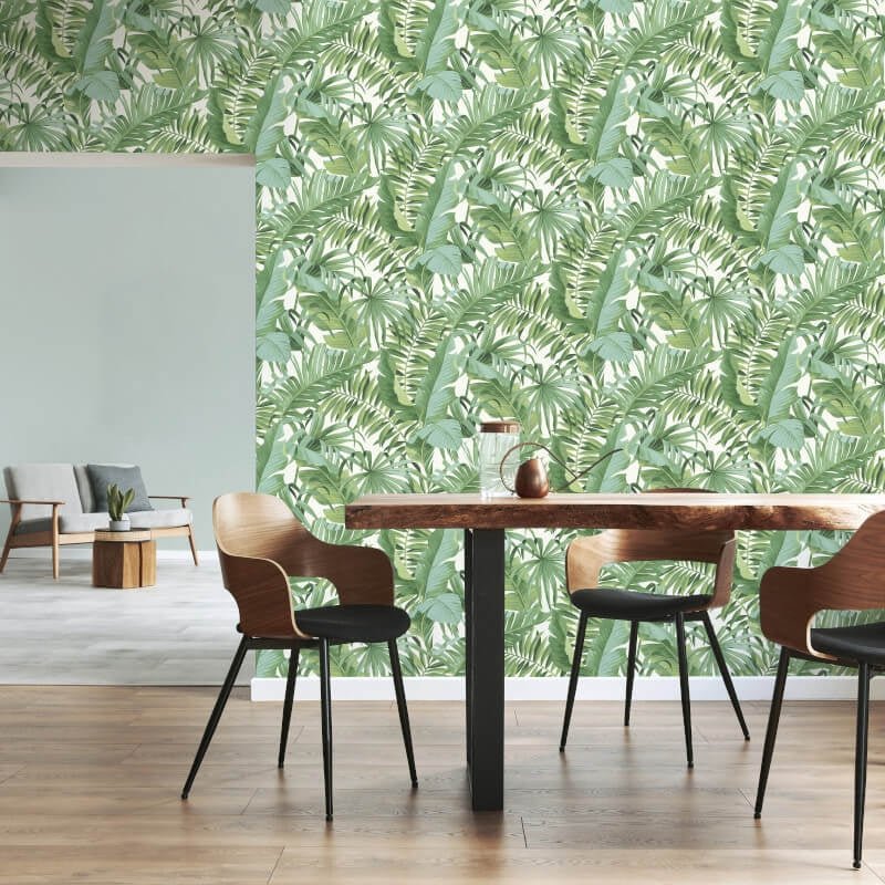 Maui Tropical Wallpaper - Green - Fine Décor - FD42850Wallpaper199