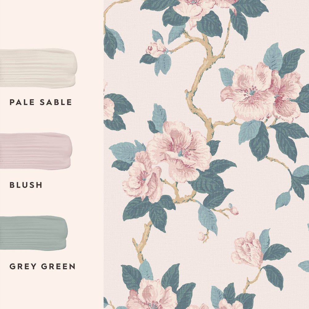 Maya Wallpaper - Linen - Laura Ashley - 130096Wallpaper199